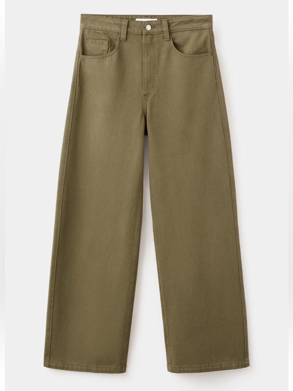 NWT | MANGO | OLIVE BALLOON JEANS | SIZE 2